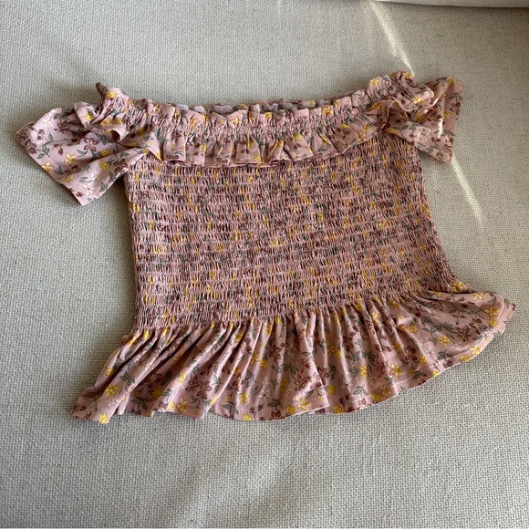 Revolve: BCBGeneration: Smocked Off-Shoulder Top - Picture 7 of 10